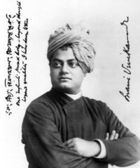 Image of Swamy Vivekananda for Pages: 'Page Categories', 'Total list of Pages', 'Feedback', ;Website review and Ratings', 'Clinical trials' and Privacy Policy.